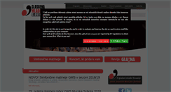 Desktop Screenshot of glasbenamladina.si