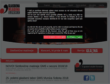 Tablet Screenshot of glasbenamladina.si